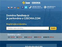 Tablet Screenshot of fanshop.cz