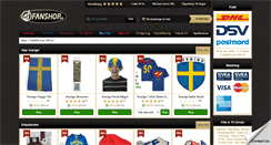 Desktop Screenshot of fanshop.se