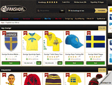 Tablet Screenshot of fanshop.se